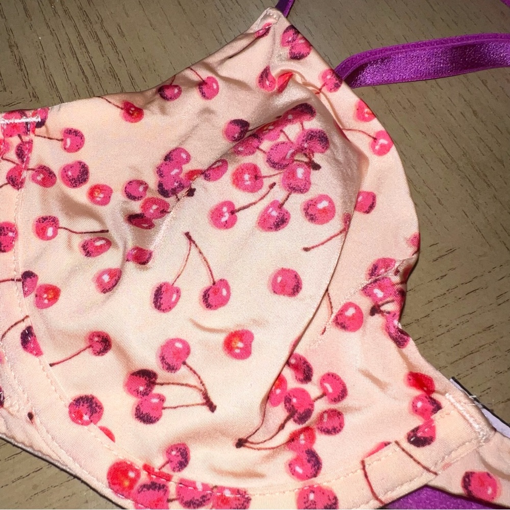 Victorias Secret Cherry Bra and Auden Lace Bra 34B - Picture 3 of 6